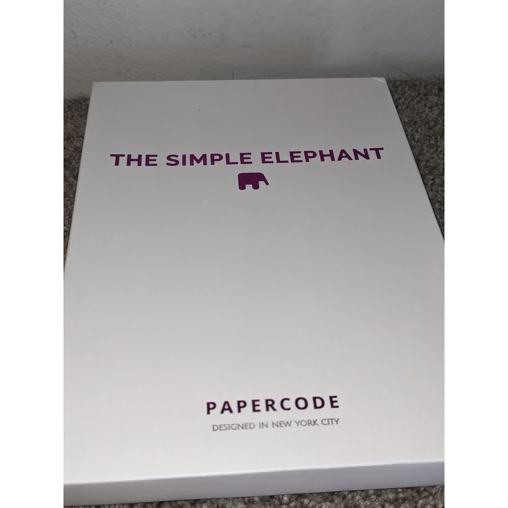 Simple Elephant Planner for Achievers‎ Undated Organizer Stickers Lavender NIB